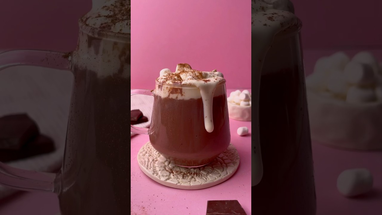 El mejor CHOCOLATE CALIENTE ☕️🍫 | M&aacute;s recetas en ig @delcca.cl ✨ #Chocolatecaliente #Receta