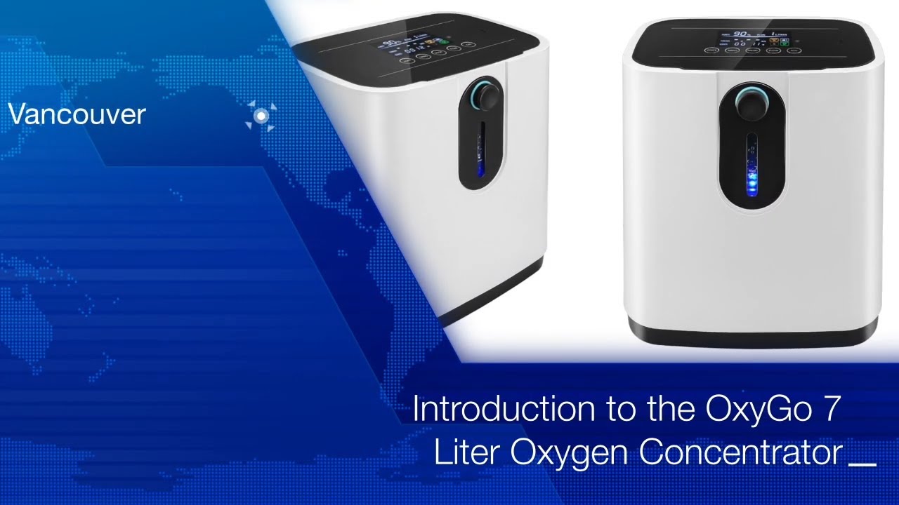 OxyGo 7 Liter Oxygen Concentrator &ndash; Compact, Quiet, Reliable Home Oxygen Therapy