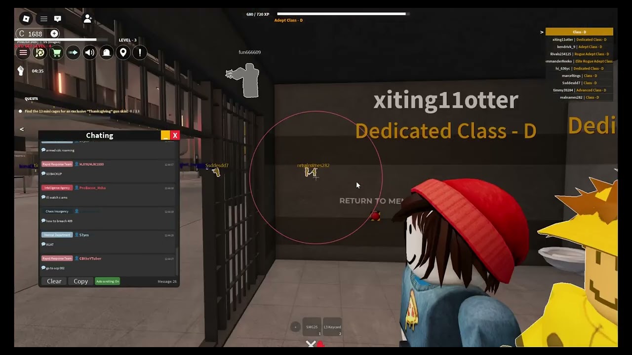 (Free) Update ！V 1.3 Best SCP: Roleplay Script (Cat King Menu) - bypass