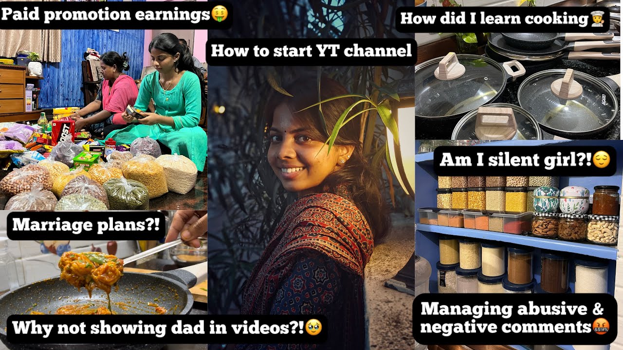 Vlog#33 😔Why not including dad in videos?!My cooking experience🧑‍🍳||Marriage plans|Part-2 of Q & A