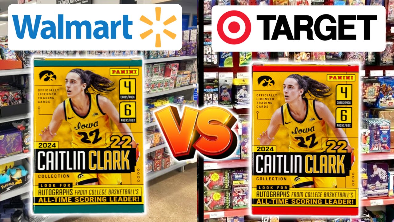 WALMART vs TARGET (2024 Caitlin Clark Collection Blaster Boxes)