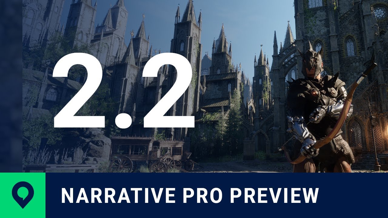 Создание игр в Unreal 5 изменится &mdash; предварительный обзор Narrative Pro 2.2