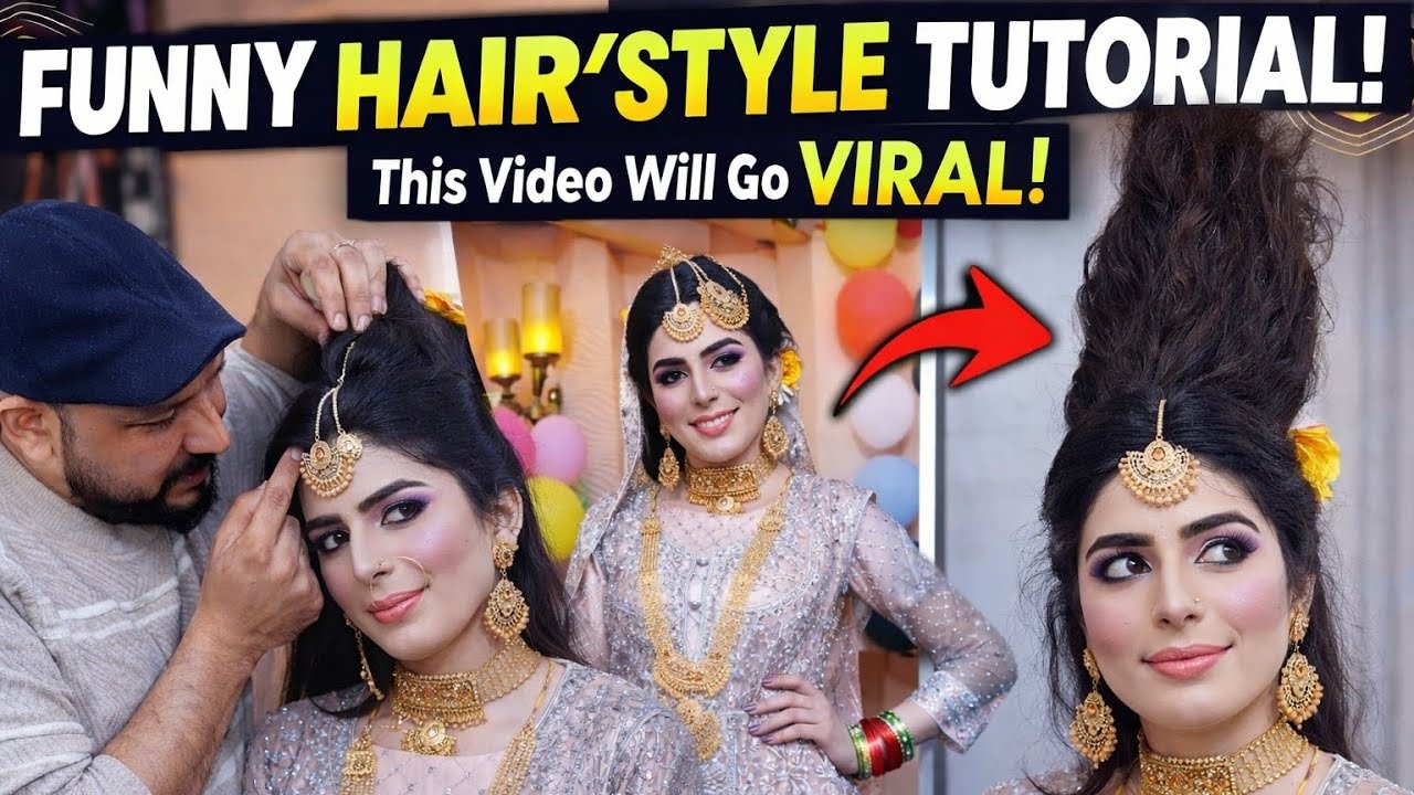 Hansi Mazaq Full On! 😂 Epic Fail & Funny Hairstyling Video | Easy Viral Hair Style Tutorial 2026