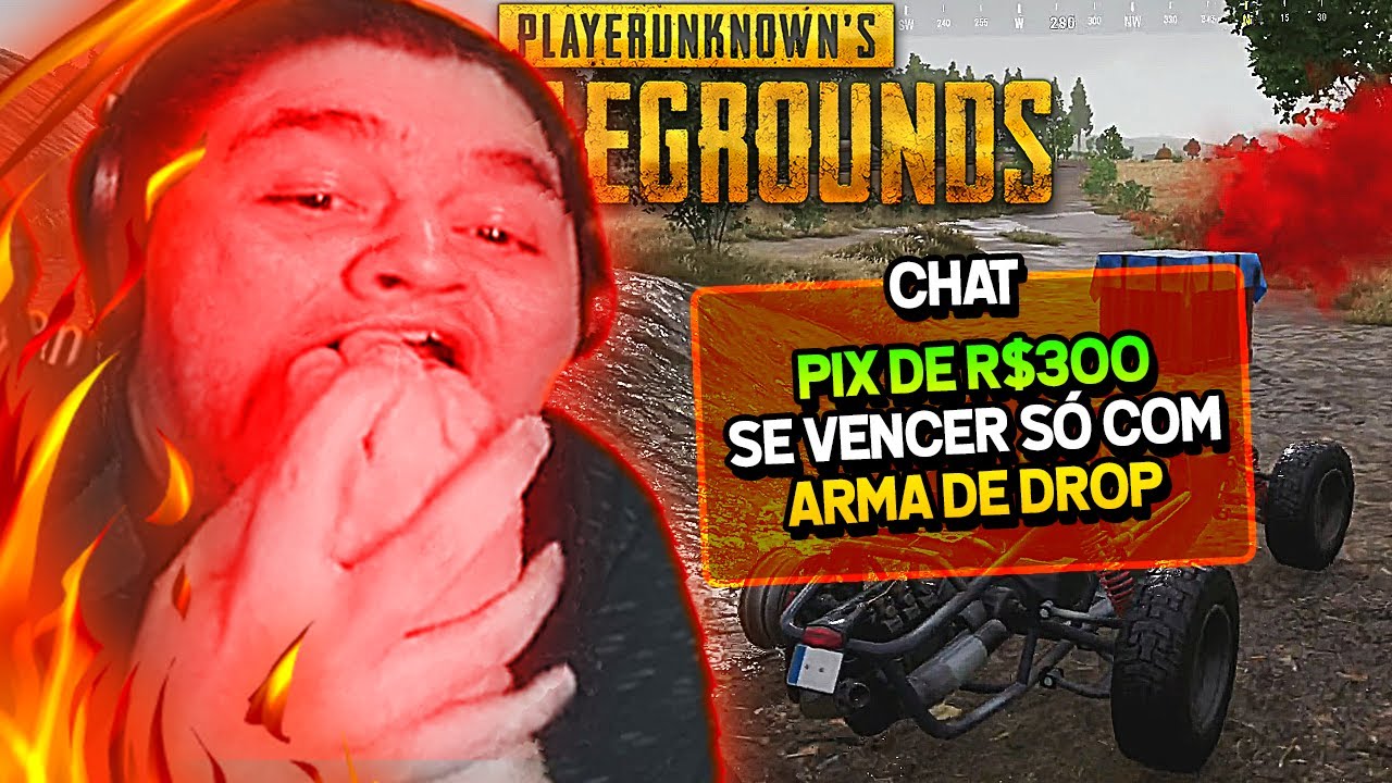 BURGAO DA RAGE NO DESAFIO VALENDO PIX (PUBG)