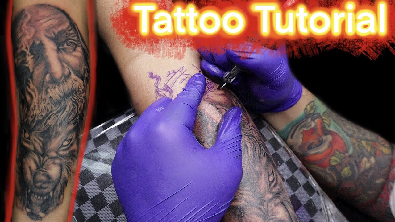 Tattoo Tutorial | Beginner Friendly Tutorial for Realism Portrait | Dragonhawk Mast Archer