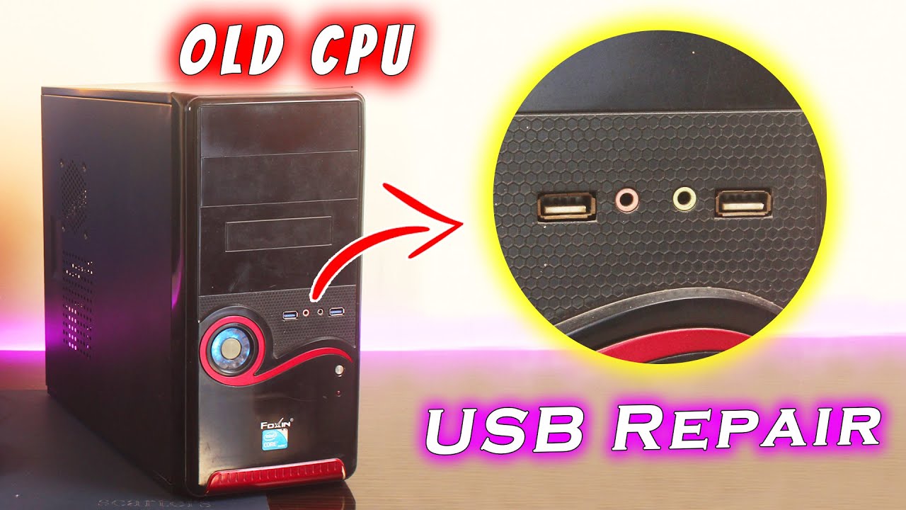 CPU Front USB Port Repair | Easiest Method (Hindi)