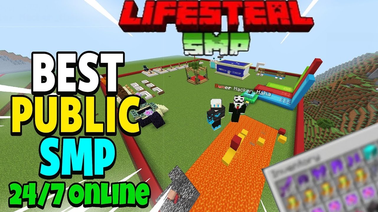 💀 New Best Cracked Public Lifesteal SMP 🧁 | Minecraft Java + PE + Pojav | 24/7 Online | Free To Join