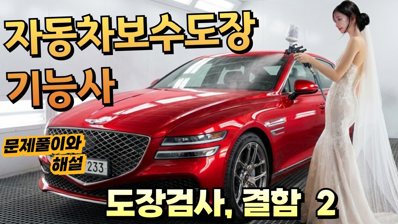 자동차보수도장기능사 문제풀이와 해설 _ 도장검사작업 문제 2 (12/13)