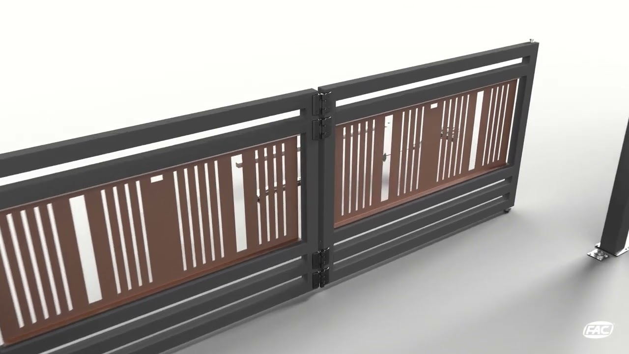Montage accessoire portail pliant