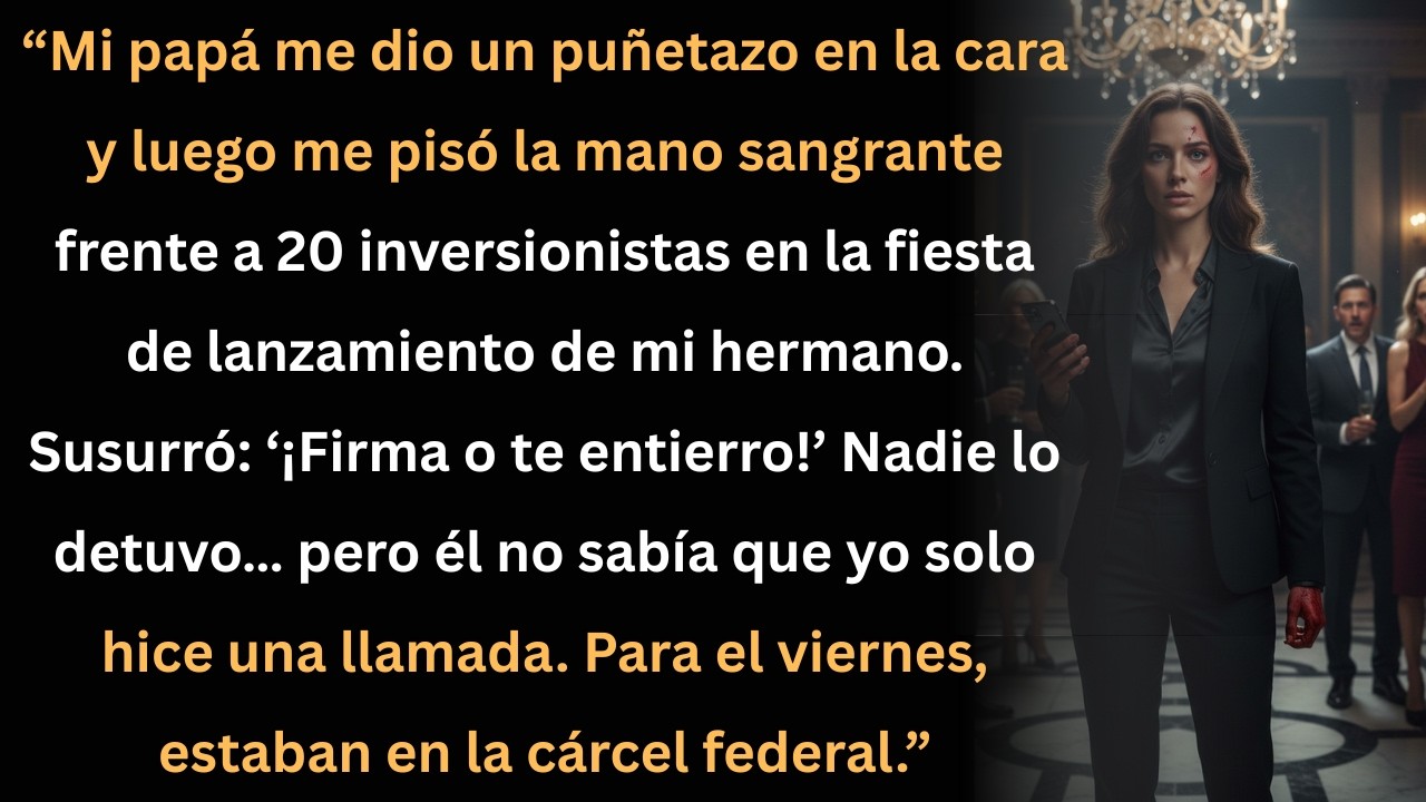 Mi papá me golpeó frente a todos… pero una llamada lo mandó a la cárcel federal.