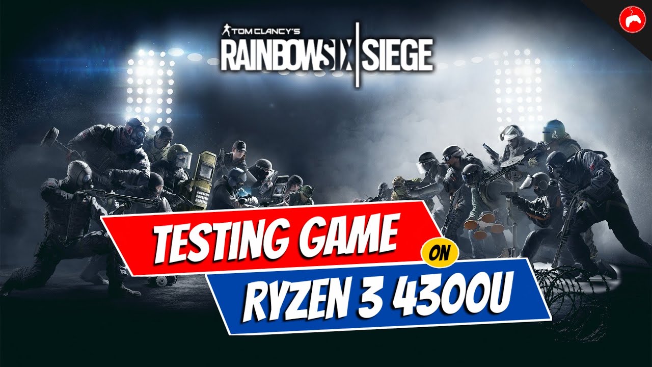 Rainbow Six Siege - Ryzen 3 4300u - Gaming Test - Lenovo Ideapad Slim 3