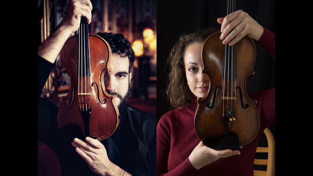 Jean-Delphin Alard - Duo brilliant n. 3 en Re menor, op. 27. II. Adagio. Dúo Azuer