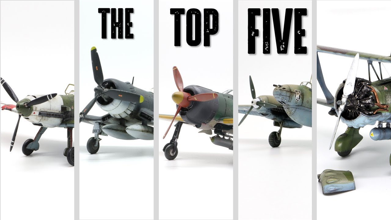 TOP FIVE PLASTIC SCALEMODEL KITS OF THE RUSTYSCALE SHOW