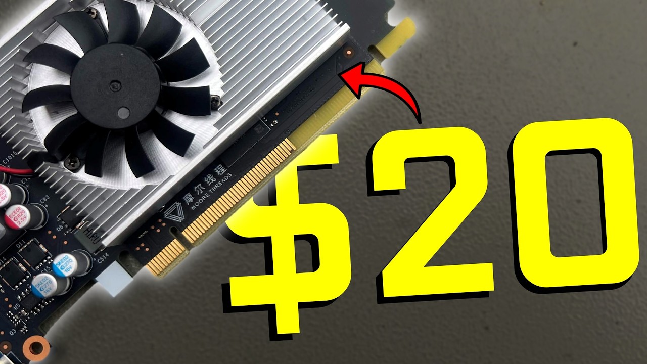 I Bought China's Exclusive $20 GPU!
