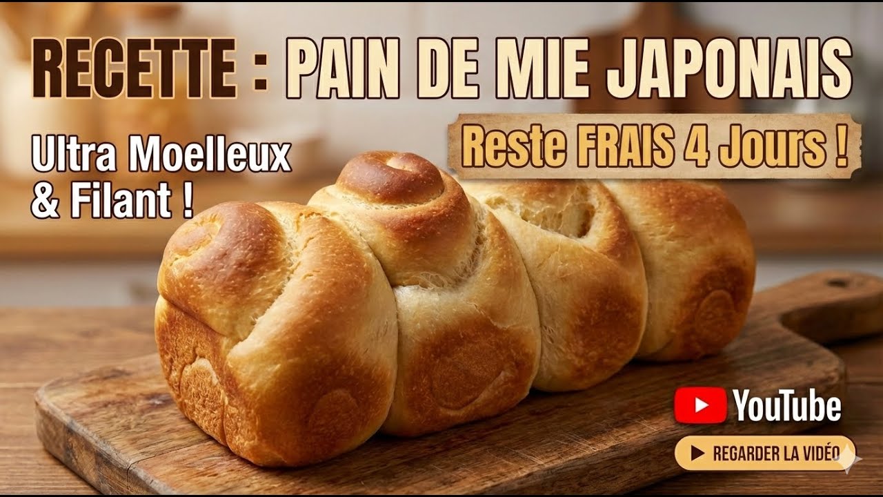 Pain de Mie Japonais : Ultra Moelleux & Longue Conservation.