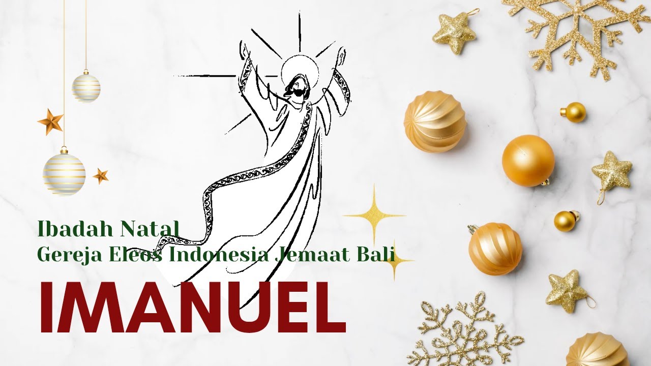 Pdt. Noi Zega: IMANUEL (Ibadah Natal)