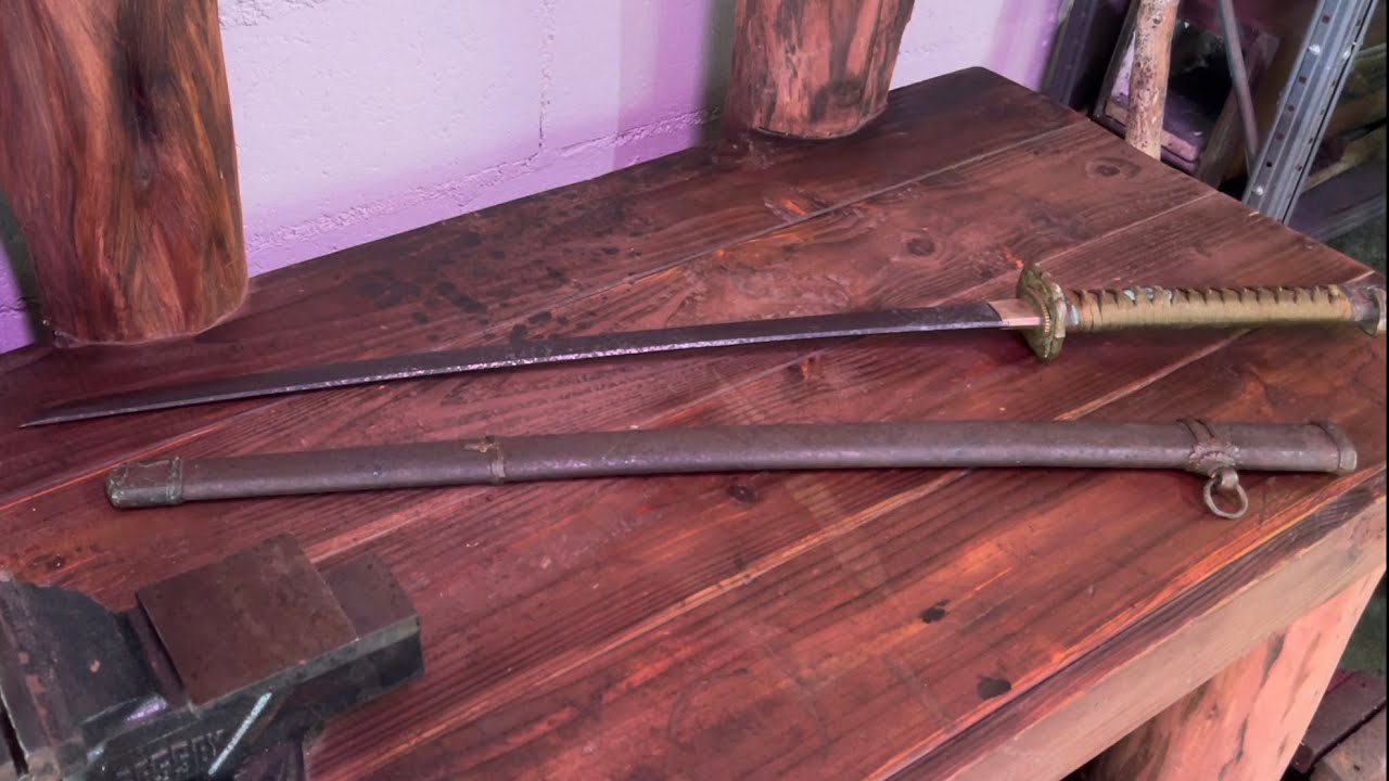 WWII Japanese Officer Guntō Cleanup/Rebuild