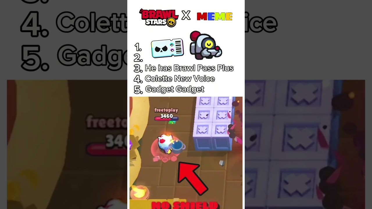 The End😭 Top 5 Memes In Brawl Stars 