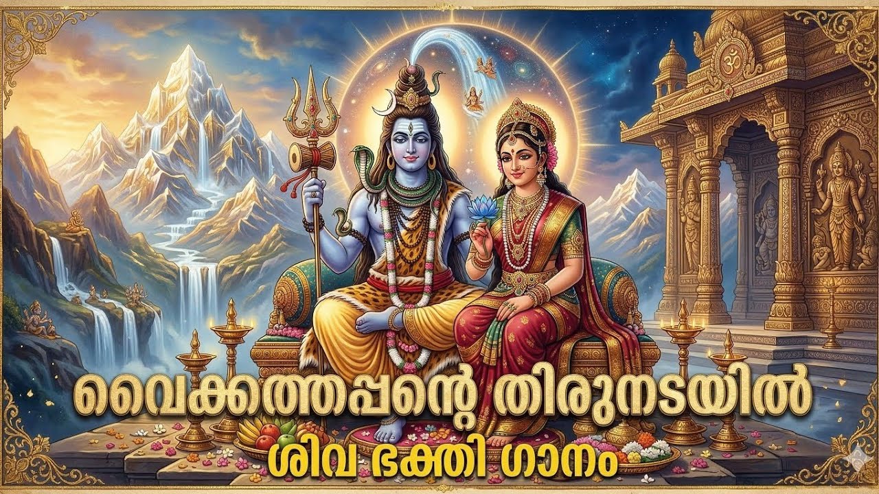 വൈക്കത്തപ്പന്റെ തിരുനടയിൽ 🕉️🕉️🕉️ | Vaikkathappante Thirunadayil | പുതിയ ശിവഭക്തി ഗാനം | Lord Shiva