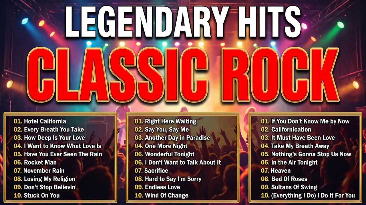 BEST CLASSIC ROCK | SOFT ROCK MUSIC HITS OF THE LEGENDARY DECADES