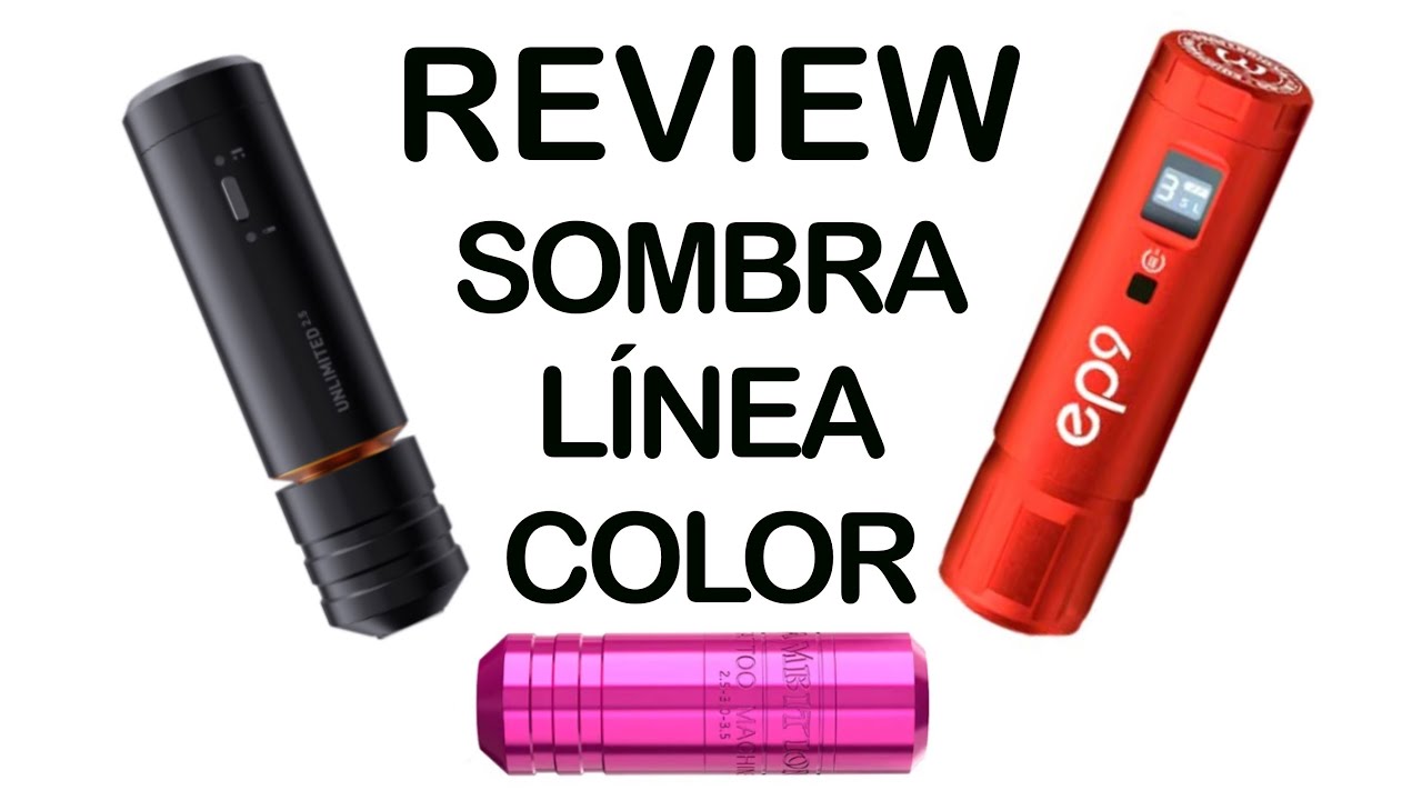 Pen para tatuar color, línea y sombra