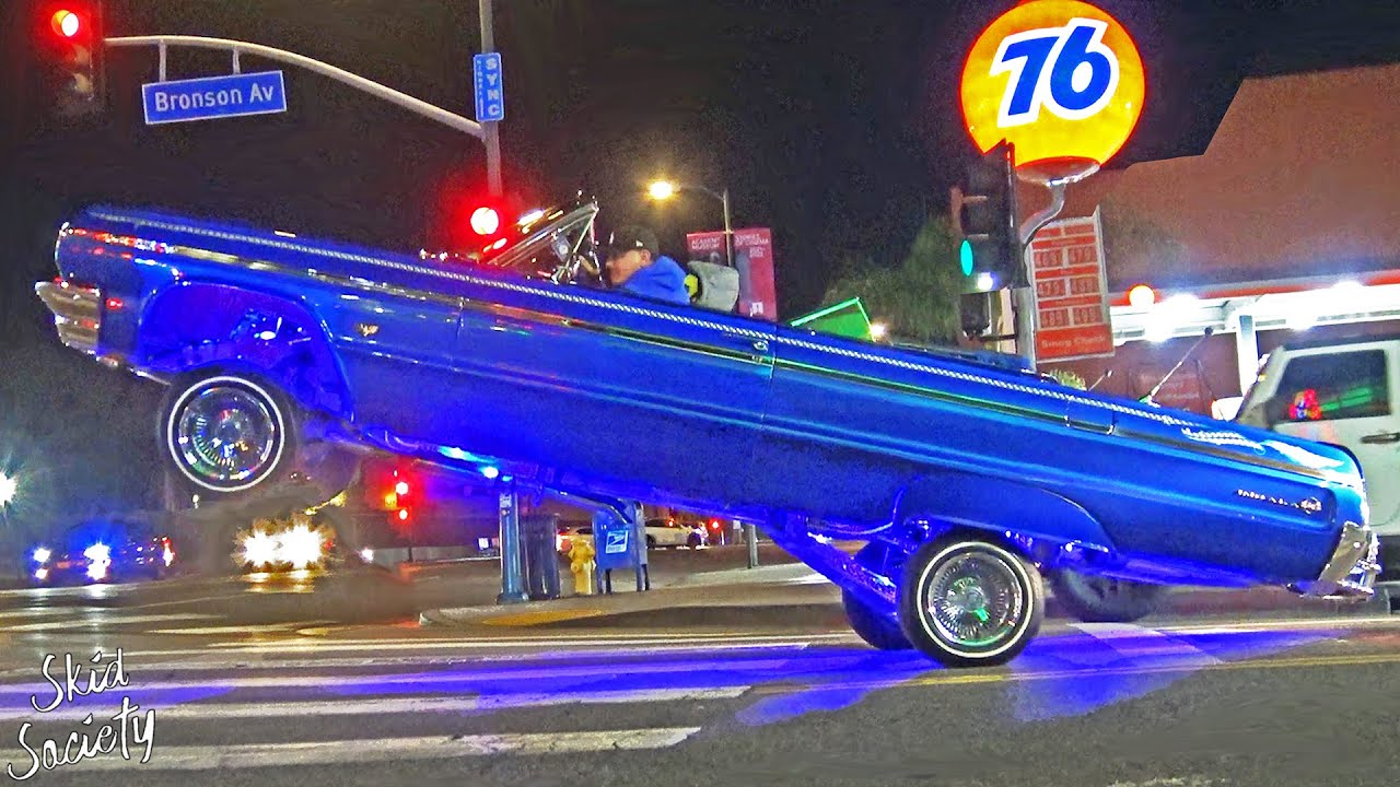 Jimmy Humilde Lowrider Hopping! Hollywood Blvd, CA