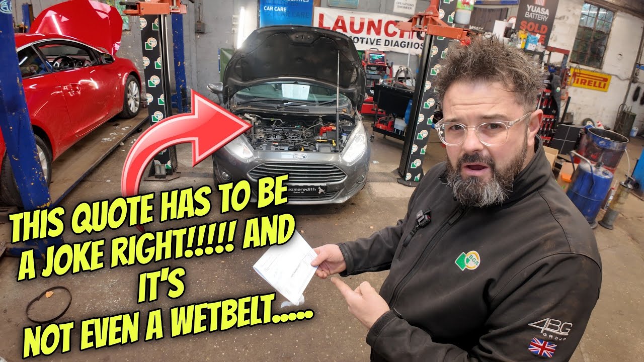 ABSOLUTELY SHOCKING PRICE GIVEN TO REPLACE THIS TIMING BELT!!!!! BEST ENGINE FORD MADE!!!!