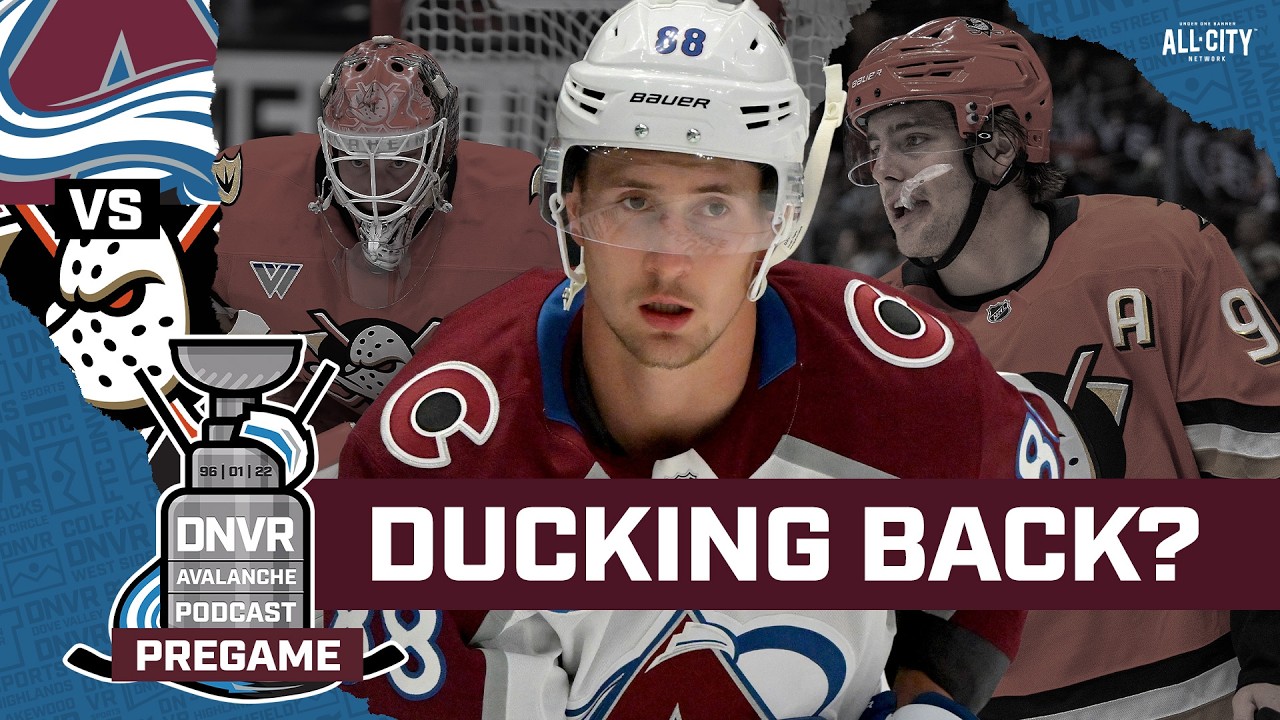 Necas and the Avalanche target California sweep against Anaheim Ducks | DNVR Avalanche Pregame