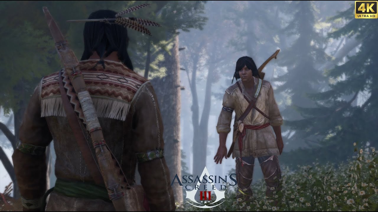 Feathers and Trees🔥Assassin's Creed III Remastered💪Connor Goes Hunting⚔Clips & Missions Up to 100%🏆