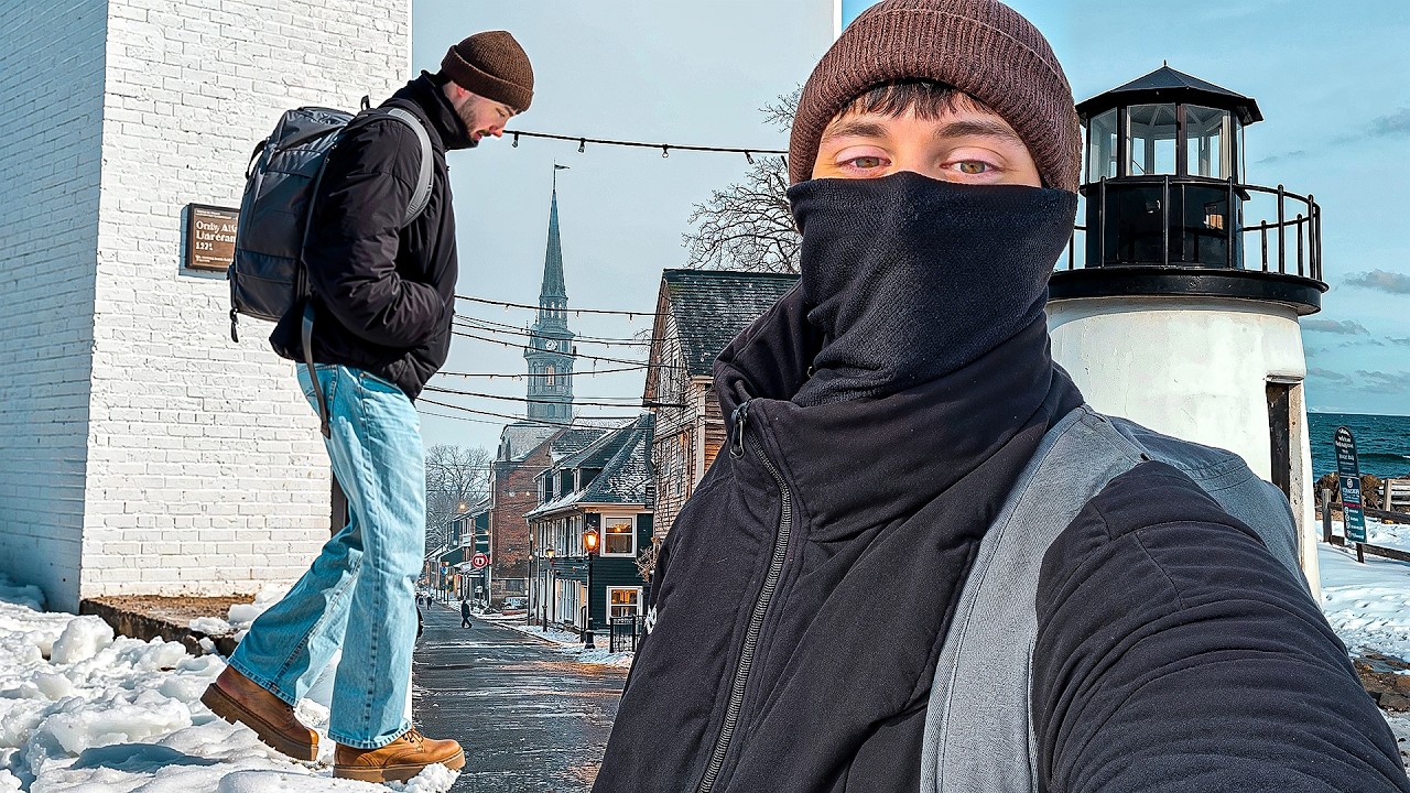 USA Roadtrip 2026 beginnt mit absolutem Schneechaos in Salem Massachusetts #001