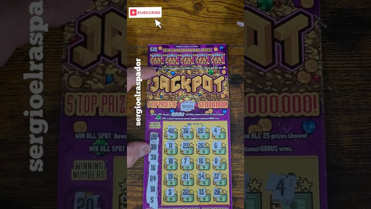 Paquete de 30 tickets de 20 dolares de loteria de Pennsylvania 
