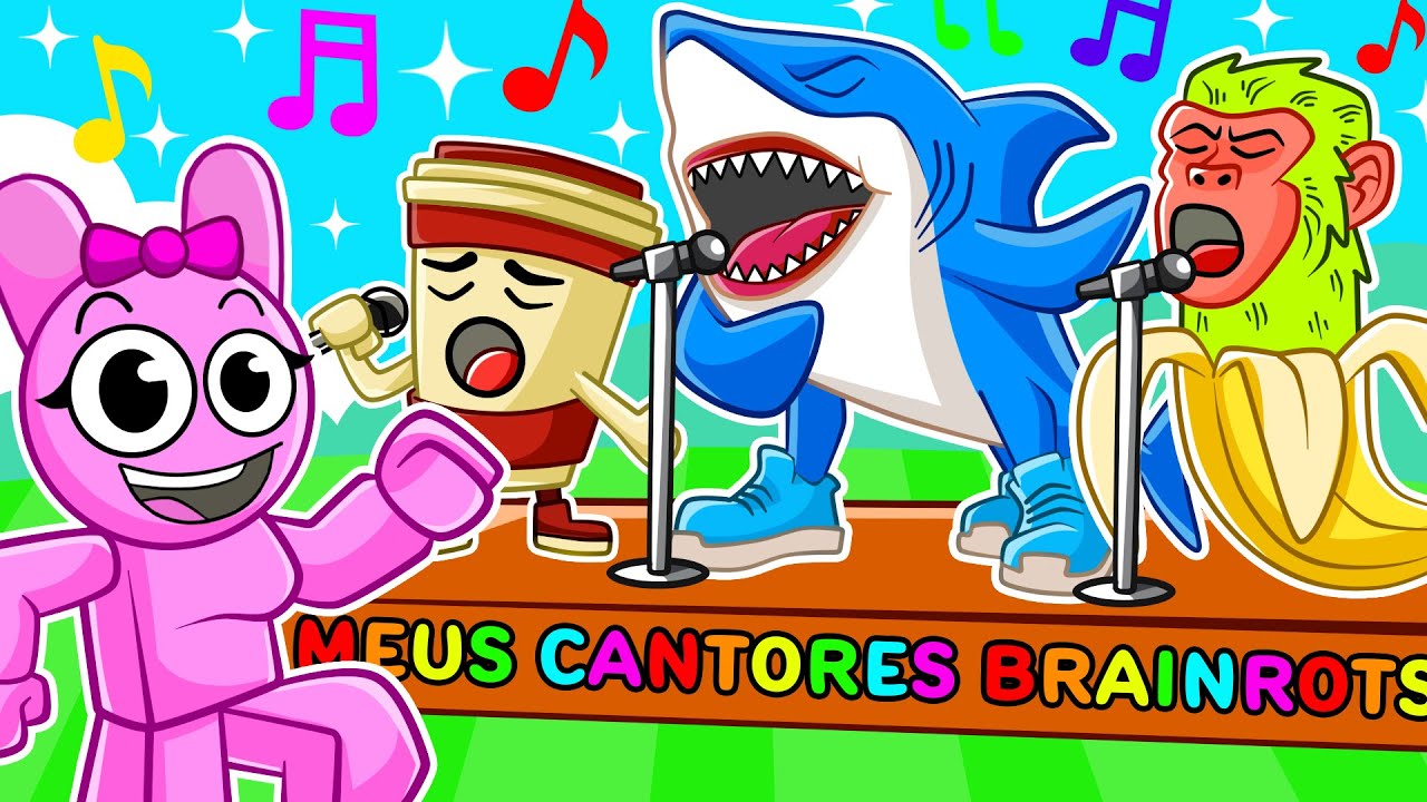BRAINROT CANTORES no Roblox!! (Sprunki)