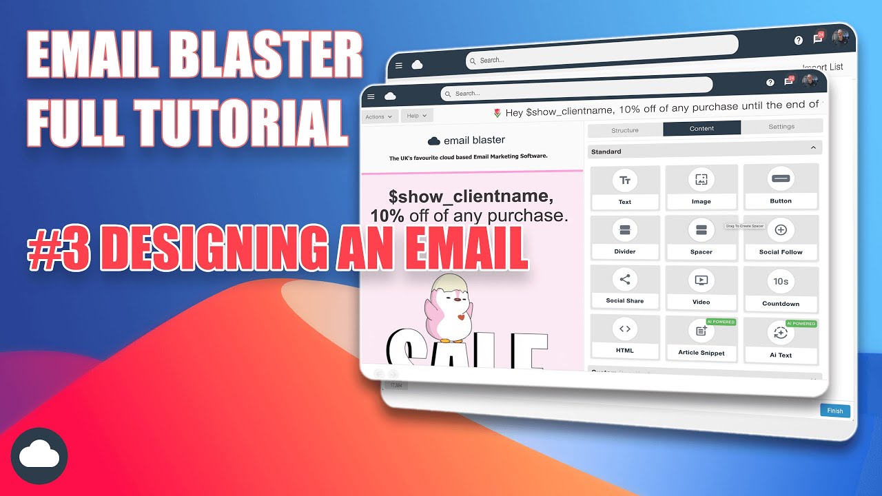 Designing an Email