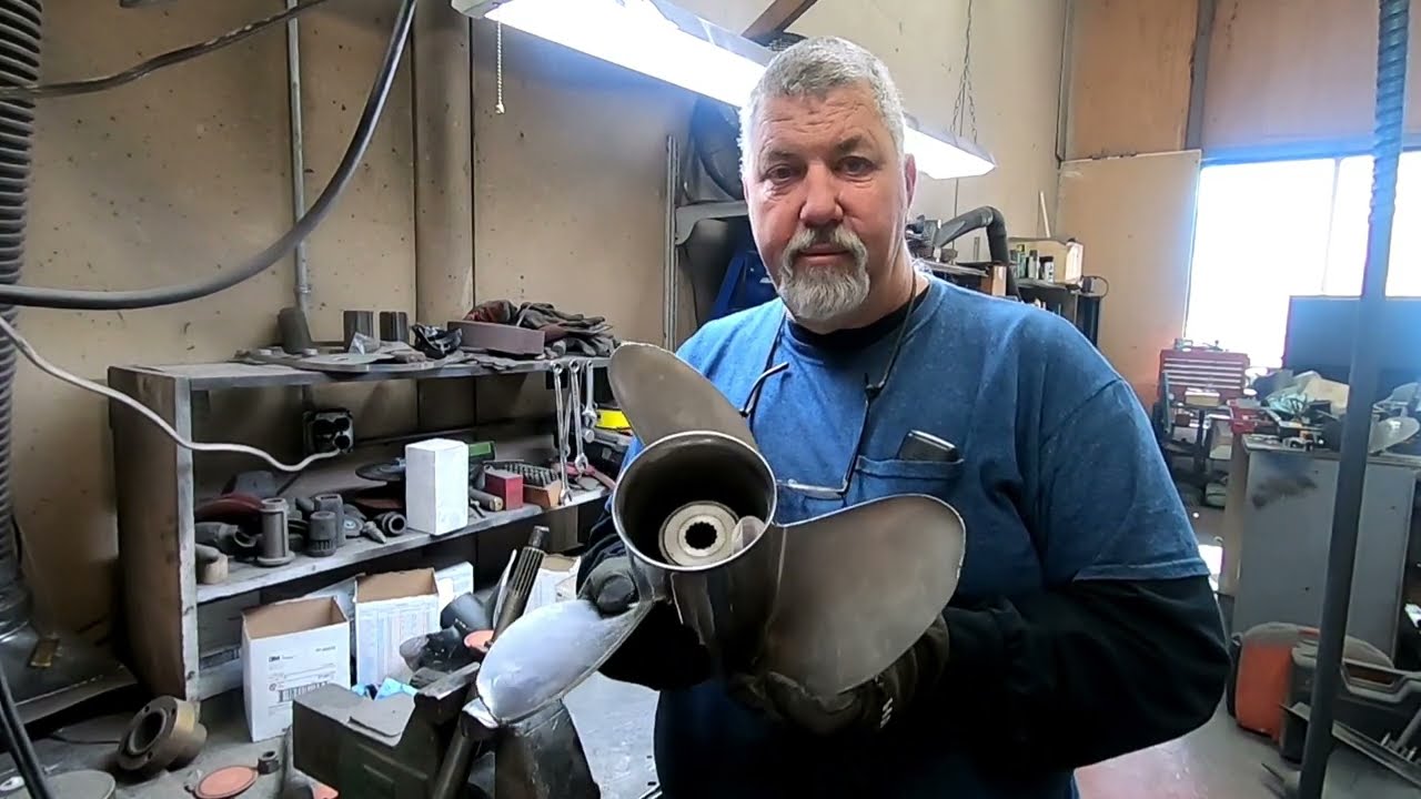Yamaha M-25 Stainless Steel Prop Repair Did this cause the Lower Unit to go out??