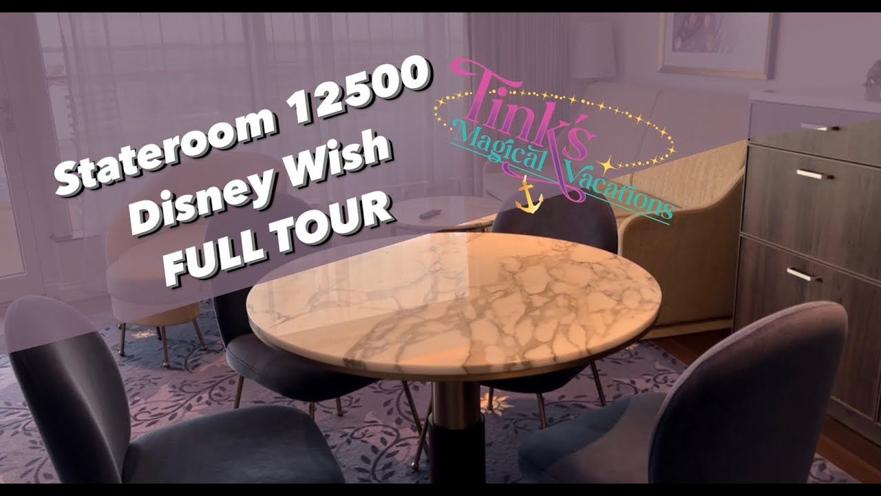 Stateroom 12500 Disney Wish FULL TOUR