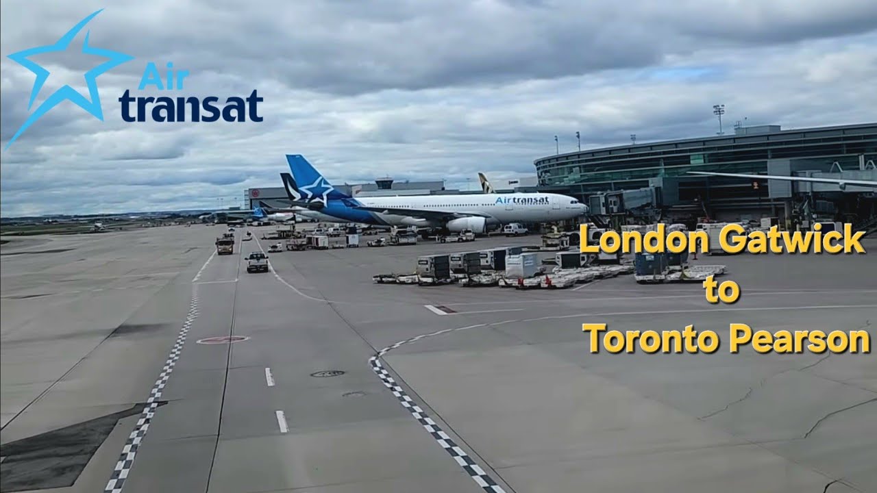 Air Transat TS2123 | A330-300 Takeoff | Smartlynx Airlines | London Gatwick to Toronto Pearson | P2
