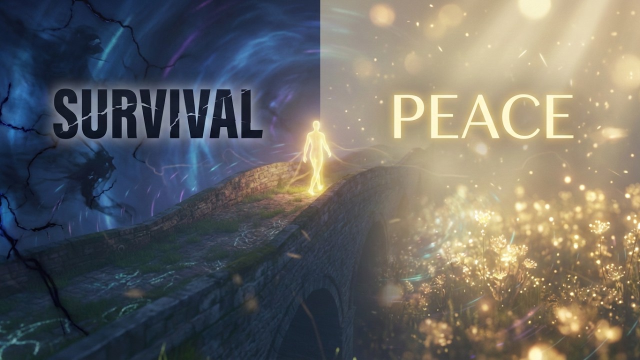Bridge Between Worlds: Cross from Inherited Survival to Grounded Peace Meditation for Somatic Shift