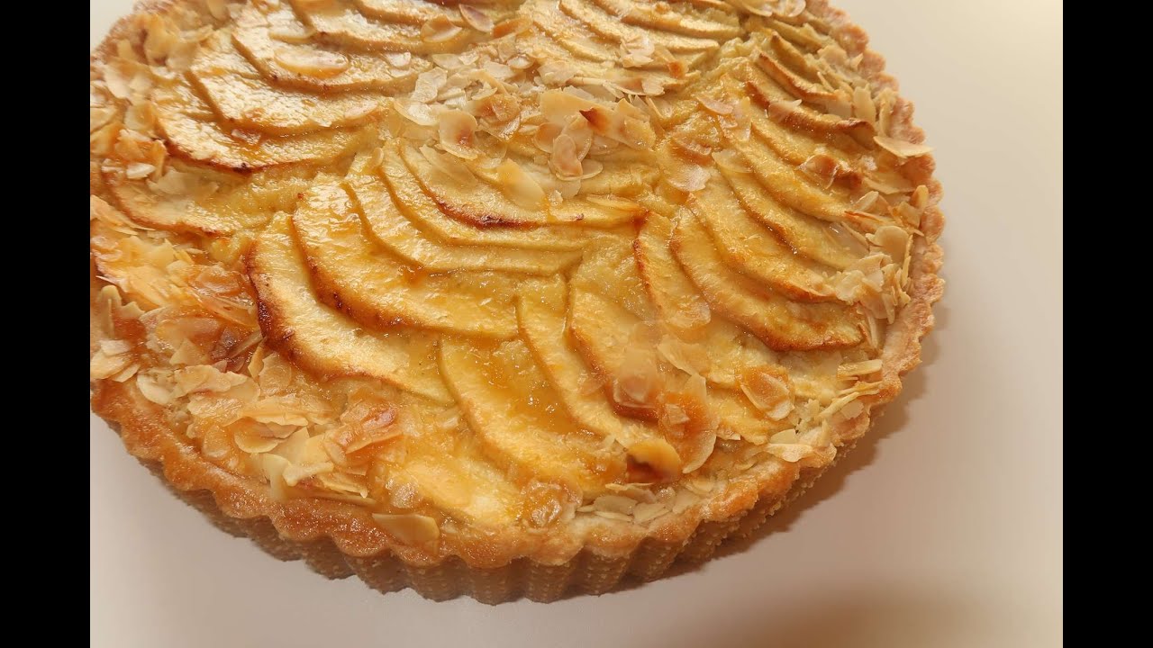 Tarte frangipane aux pommes facile / Easy Apple Frangipane Pie