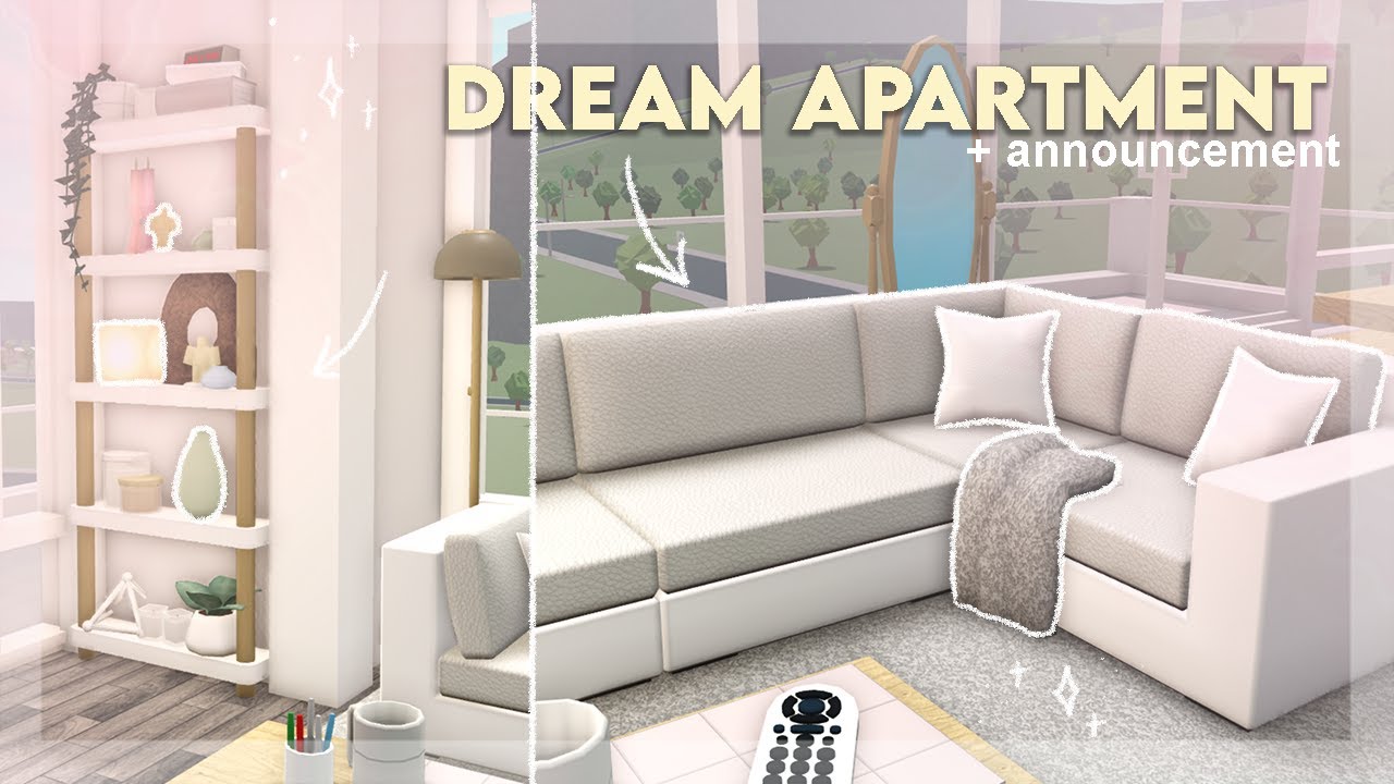 🛋✨building our DREAM apartments in BLOXBURG! + BIG ANNOUNCEMENT 🎊 | seqshell