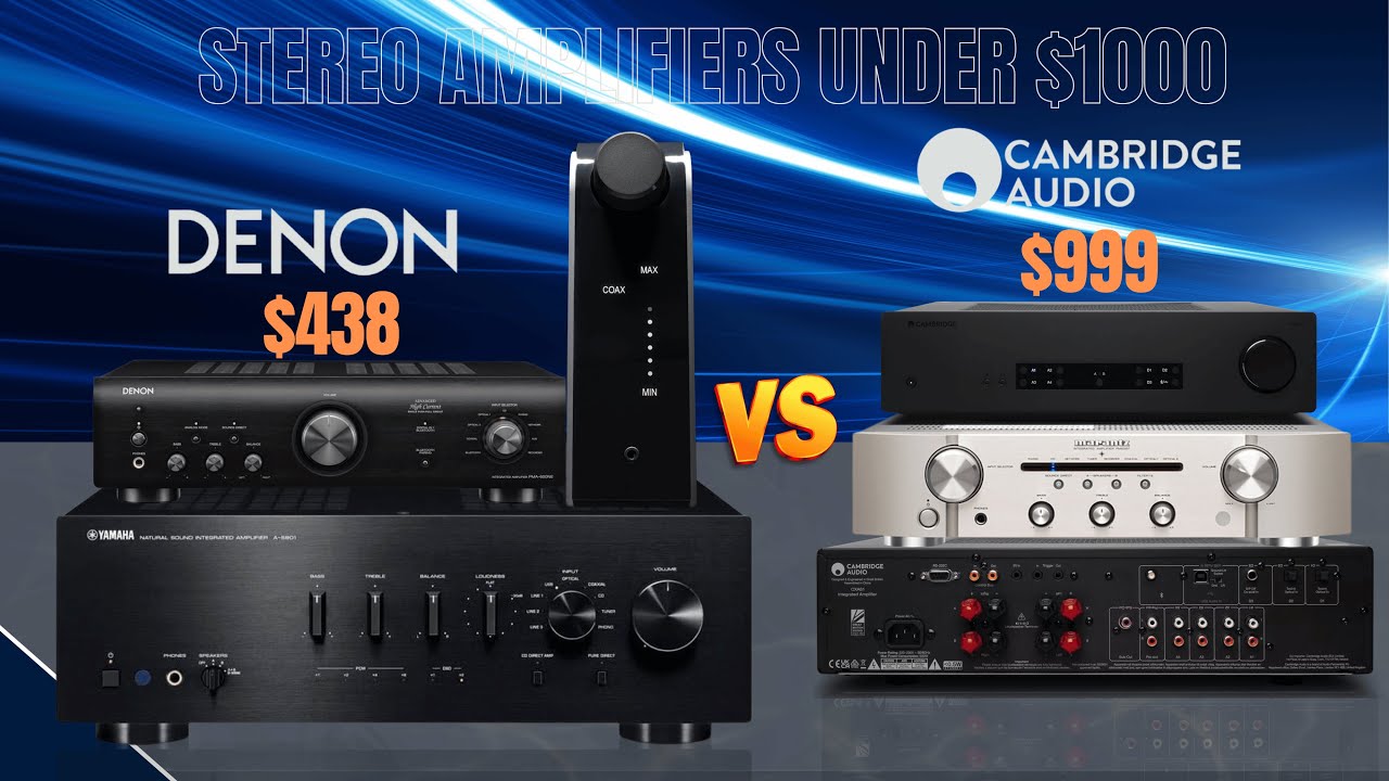 Best Stereo Amplifiers Under $1000 in 2025 | Affordable Audiophile Picks