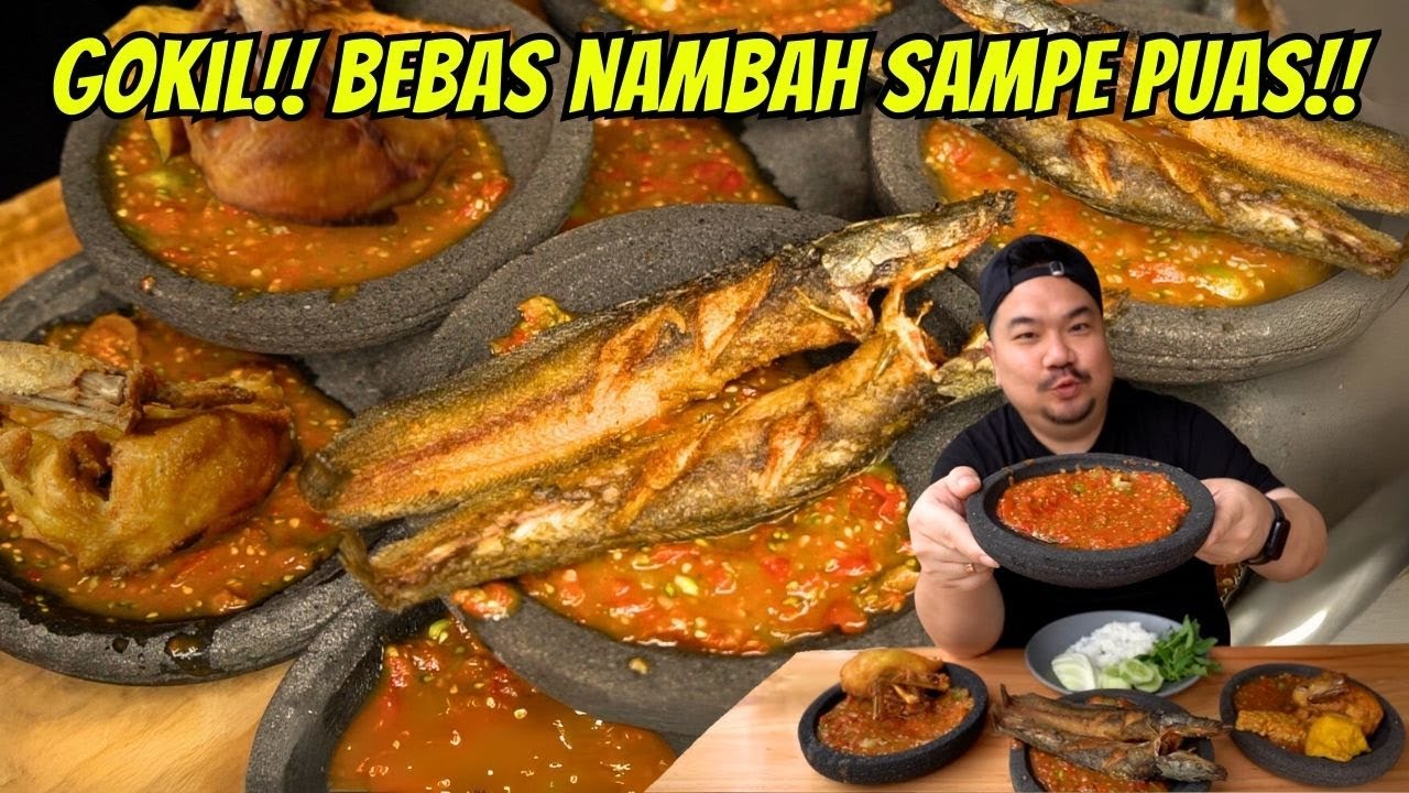 MAKAN DI SINI BOLEH NAMBAH SAMBEL SEPUASNYA!!