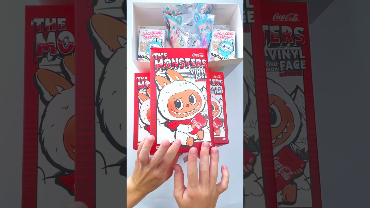COCA-COLA LABUBU BLIND BAG 🤩🤩🤩#labubu #cocacola #blindbag #toys #lafufu
