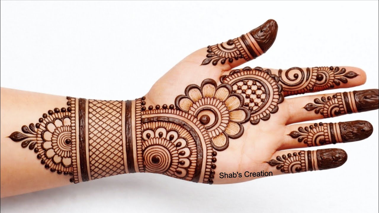 Stylish Easy front hand mehndi design | Simple Mehandi design | Mehandi ka design | Mehndi designs 