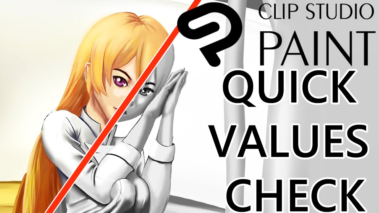 How to quickly check your values in Clip Studio Paint