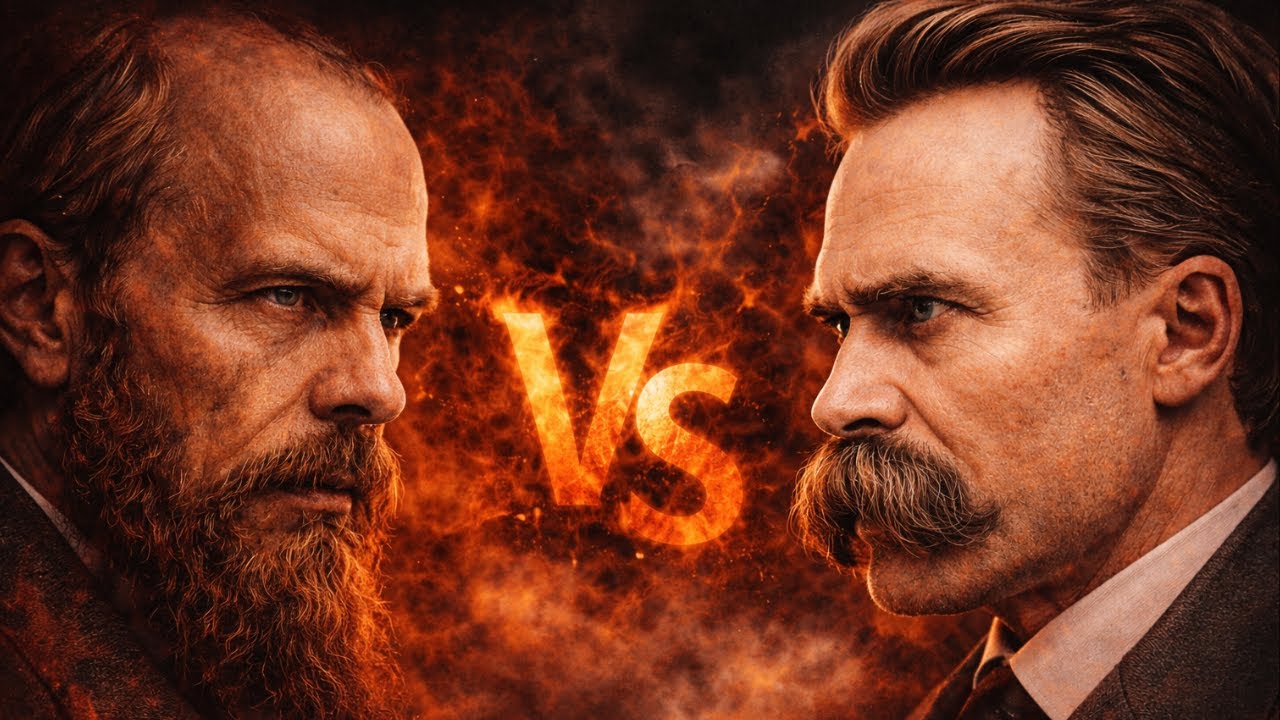 Dostoiévski vs Nietzsche - Culpa e redenção VS vontade de poder além do bem e do mal