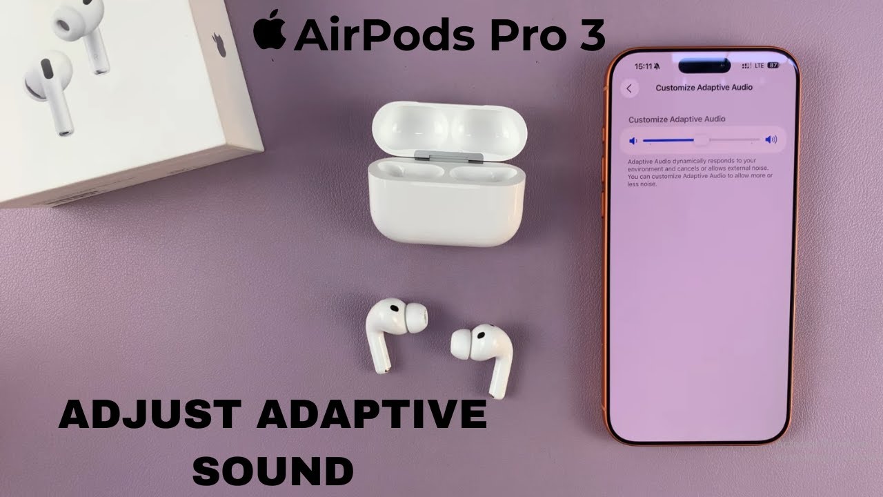 Airpods Pro 3: как настроить адаптивный звук