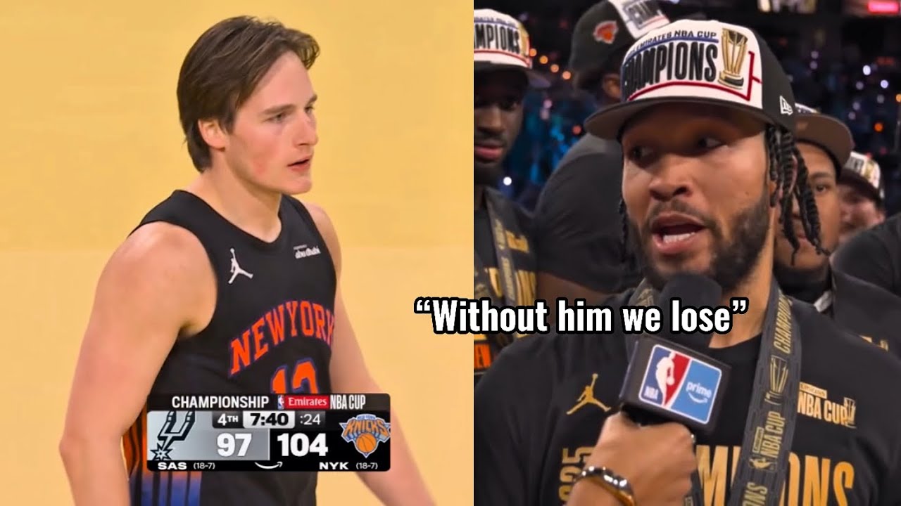 Tyler Kolek NBA Cup Final Performance SHOCKED Jalen Brunson 