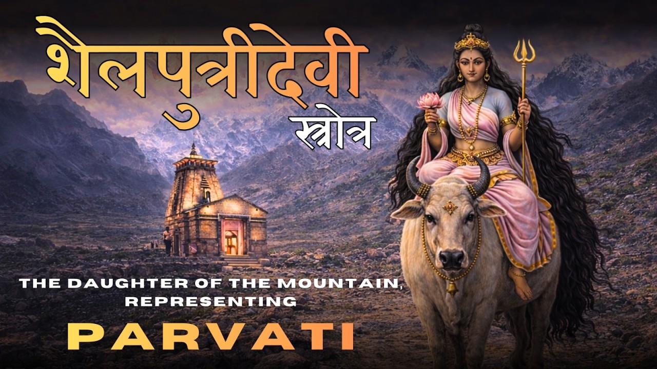 Shailputri Devi Stotram | Navratri Day 1 Powerful Chant | Bhakti Chant for Wealth & Blessings