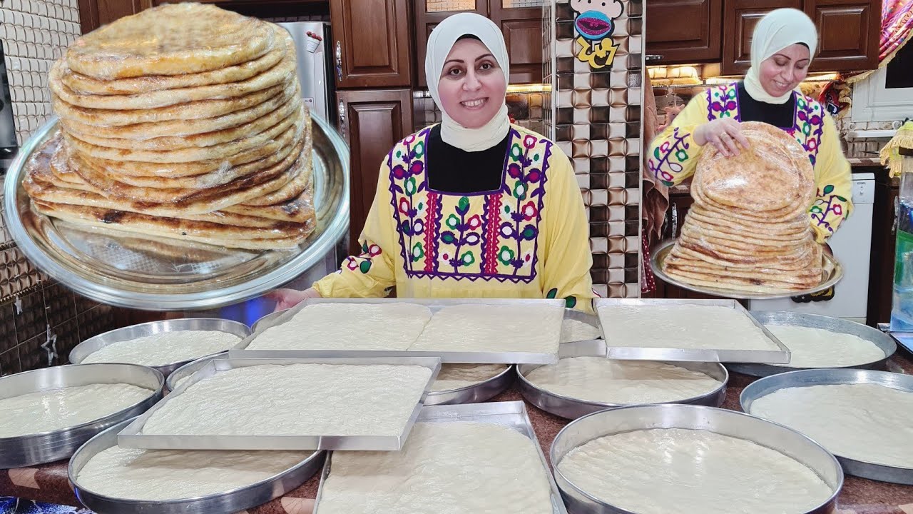 اخت جوزي لما تجمع العيلة يبقي لازم نقوم معاها بالواجب 🥰 ازاي تعملي ٢٠ فطيرة في وقت قياسي ومن غير تعب