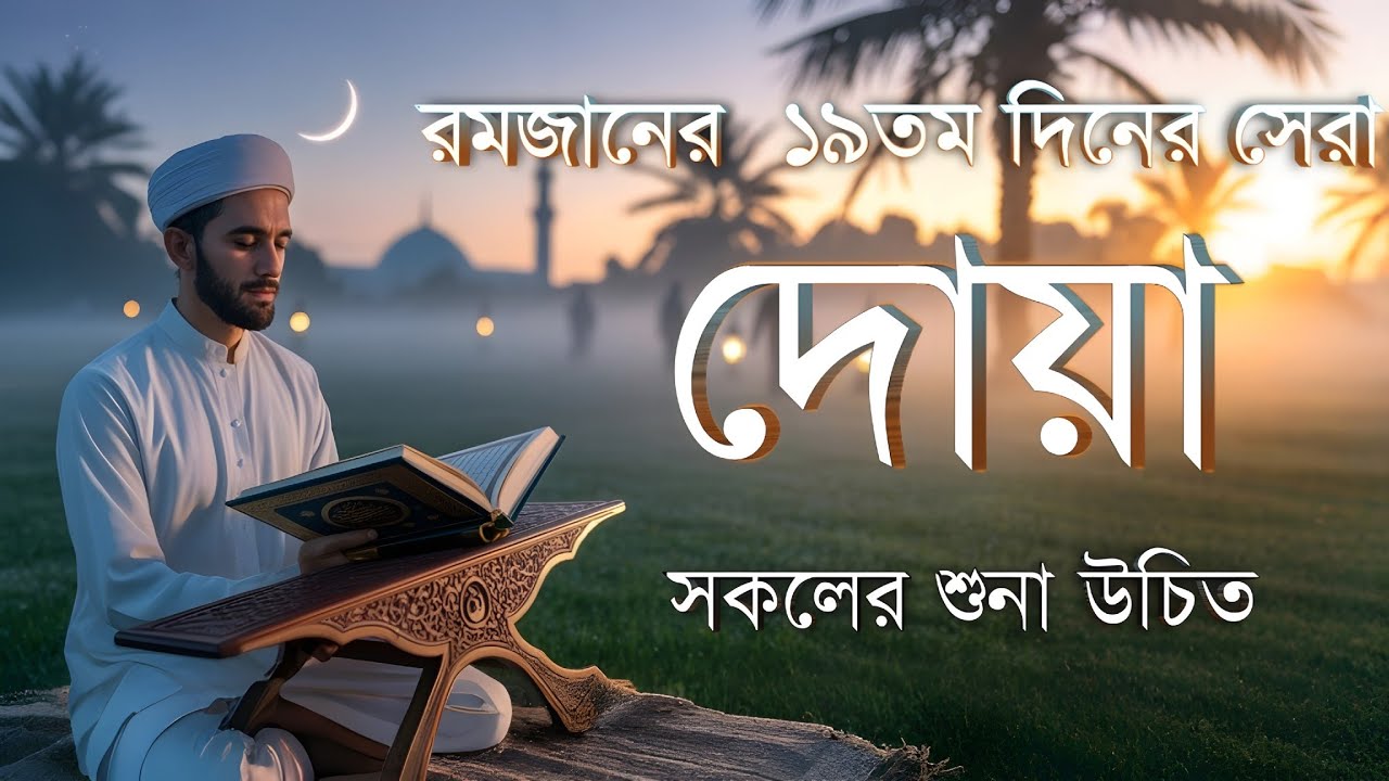 রমজানের ১৯তম রোজার দোয়া ও ফজিলত | 19th Day Ramadan Dua By Alaa Aqel